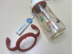 لیوان نی دار دو منظوره و دسته دار نوزادی 360ml رووکو rovco