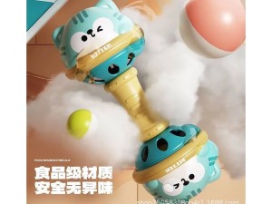 جغجغه دمبلی  دو طرفه طرح حیوانات BABY RATTLE