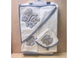 ست حوله 5 تکه تدی دوقلو  نوزادی مادرکر  mothercare