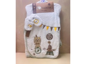 ست حوله 5 تکه طرح شیر و وال  نوزادی مادرکر  mothercare