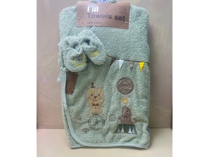 ست حوله 5 تکه طرح شیر و وال  نوزادی مادرکر  mothercare