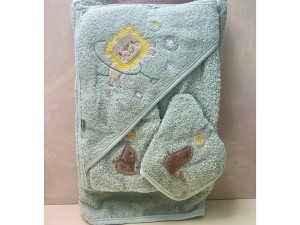 ست حوله 5 تکه طرح شیر و وال  نوزادی مادرکر  mothercare