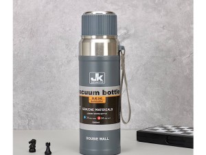 فلاسک استیل حجم 500 میلی لیتر همراه با بند دستی JK