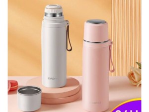 فلاسک استیل 500 میلی لیتر دکمه ای لیوان دار casno