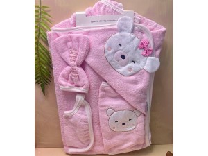 ست حوله 6  تکه طرح تدی نوزادی lovi baby