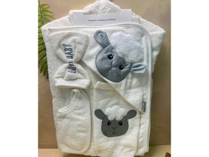 ست حوله 6  تکه طرح ببعی نوزادی lovi baby