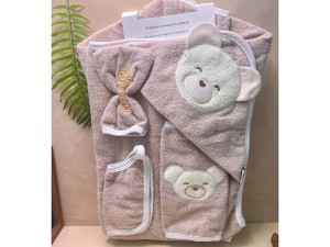 ست حوله 6  تکه طرح تدی نوزادی lovi baby