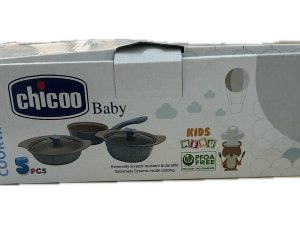 سرویس پخت و پز چدن 5 پارچه نوزاد و کودک چدن گرانیتی CHICOO