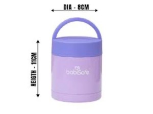 فلاسک غذا داخل استیل حجم 280 میل babisafe