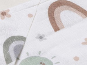 دورپیچ موسلین کلاهدار رنگین کمان و خورشید سبز الا ELA