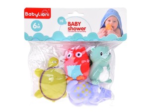 پوپت 4 تکه آب پران  حمام نوزادی طرح حیوانات BABY LIONI