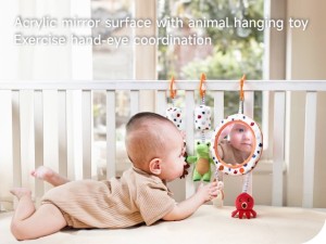 ست آویز کریر و کتاب حمام و آینه آویز دار نوزادی توماما Tumama
