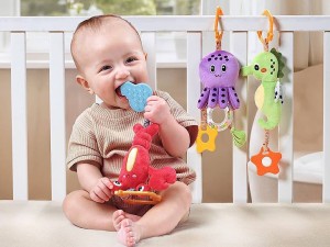 آویز کریر جغجغه ای،بوقی و ویبره دار و دندانگیردار توماما Tumama