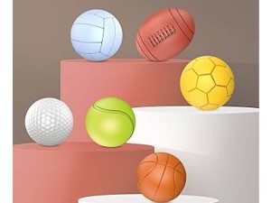 توپ نرم آپارتمانی 6 عددی کوچک طرح توپ های ورزشی  menggao