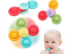 اسپینر چسبان پاپتی 3 عددی تمام سیلیکونی اسباب بازی SPINNING TOYS