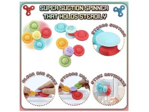 اسپینر چسبان پاپتی 3 عددی تمام سیلیکونی اسباب بازی SPINNING TOYS