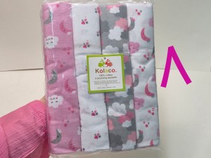 خشک کن نوزادی دخترانه سایز بزرگ 4 عددی کولاکو kolaco