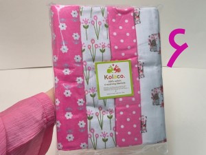 خشک کن نوزادی دخترانه سایز بزرگ 4 عددی کولاکو kolaco