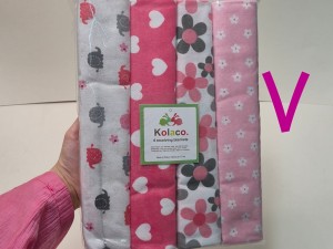 خشک کن نوزادی دخترانه سایز بزرگ 4 عددی کولاکو kolaco