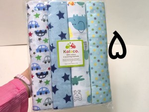 خشک کن نوزادی پسرانه سایز بزرگ 4 عددی کولاکو kolaco