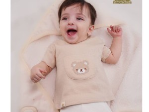 بلوز آستین کوتاه نوزادی طرح cubbie نی نی سان nini sun