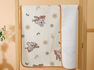 زیرانداز تعویض 80*120 سانتی متر ضد آب  پارچه ای چاپدار