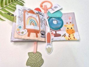 کتاب حمام  نوزادی طرح برجسته دندانگیر دار جولی بیبی