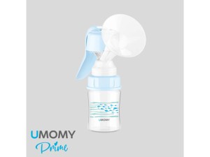 شیردوش دستی پمپی همراه با شیشه برند یومامی umomy