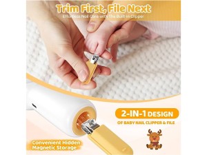 سوهان برقی چراغ دار و ناخن گیر نوزاد و کودک چیکو chicco