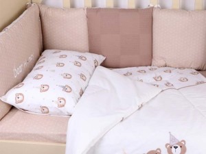 سرویس تخت خواب نوزادی طرح خرس تولد نسکافه ای الا ELA