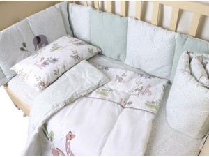 سرویس تخت خواب نوزادی طرح سافاری الا ELA