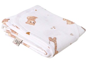 دورپیچ موسلین کلاهدار طرح حیوانات نسکافه ای الا ELA