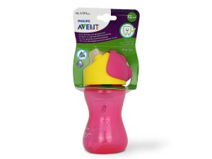 لیوان ضد چکه نی دار 300ml اونت avent