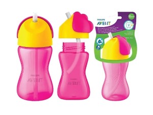 لیوان ضد چکه نی دار 300ml اونت avent