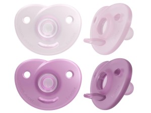 پستانک سیلیکونی ارتودنسی دو عددی نوزادی6-0 ماه  فیلیپس اونت philips avent