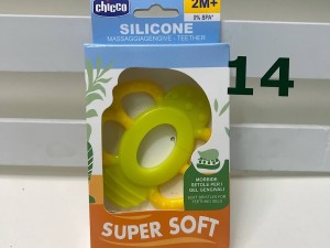 دندانگیر سیلیکونی بسیار نرم نوزادی +2 ماه چیکو CHICCO