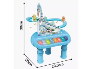 اسباب‌بازی پیانو و سرسره پنگوئن مدل Ice Penguin 2in1
