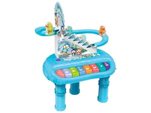 اسباب‌بازی پیانو و سرسره پنگوئن مدل Ice Penguin 2in1