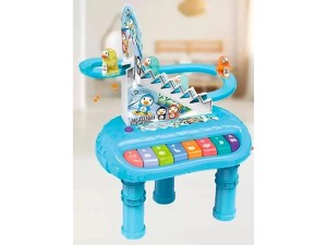 اسباب‌بازی پیانو و سرسره پنگوئن مدل Ice Penguin 2in1