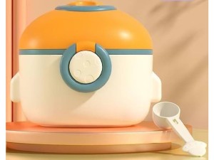 ظرف و انبار ذخیره شیر خشک پیمانه دار سایز کوچک نوزادی و انبار غذای کودک 