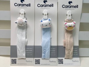 بند پستانک مخمل نوزادی کارامل  CARAMELL
