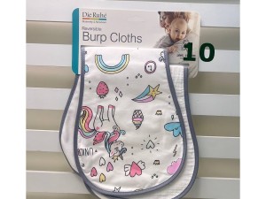 دستمال آروغ گیر نوزادی 3 لایه 2 عددی دی روحه die ruhe