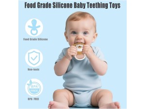 ست جغجغه و دندانگیر دوازده عددی قاب دار fun baby