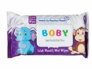 دستمال مرطوب 120 عددی  پوست حساس بابی  boby