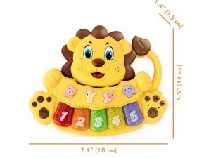 پیانو شیر موزیکال jialegu toys