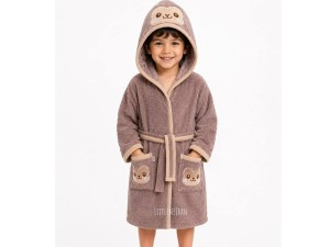حوله تن پوش پسرانه  همراه با گوش پاک کن لیتل می little me