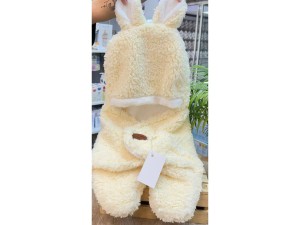 قنداق فرنگی پادار و کلاه دار پولیشی تدی  نوزادی NIPPER
