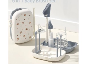 آبچکان و شیشه شور سیلیکونی دارای قاب طرح چاپ عروسکی
