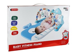 تشک بازی موزیکال نوزادی طرح دلفین Baby Fitness