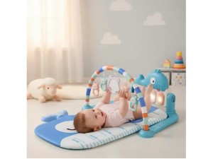 تشک بازی موزیکال نوزادی طرح دلفین Baby Fitness